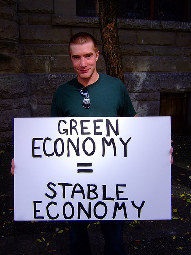 Чем больше промышленность приобретает экологическую направленность, тем быстрее темп роста занятости населения за последнее десятилетие