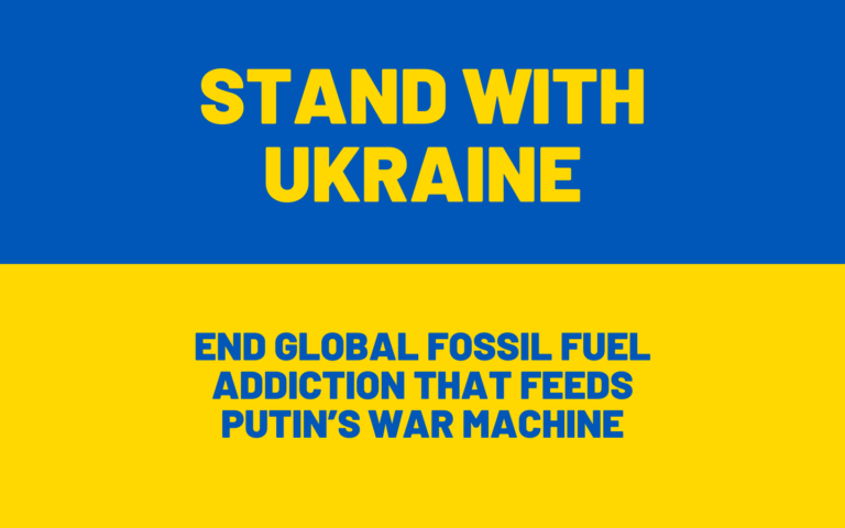 Blue Yellow Modern Blocks Stand for Peace Peace Twitter Post